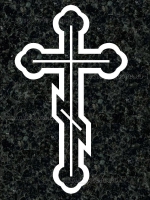 Крестик на памятник 16-08