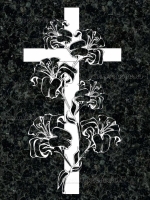 Крестик на памятник 16-11